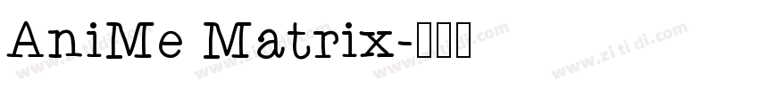 AniMe Matrix字体转换